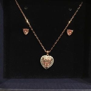 Swarovski Necklace & Studded Earrings set #5470897